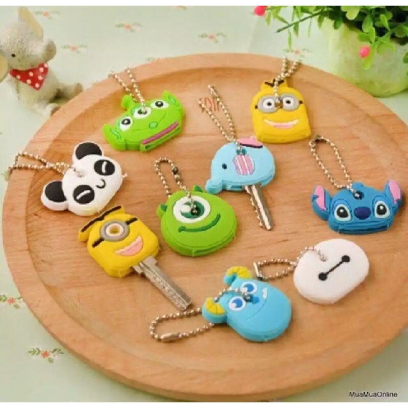 Bao chìa khoá hình thú siêu dễ thương ( Set 10 cái )