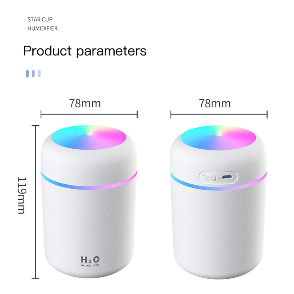 Máy Khuếch Tán Tinh Dầu 300ml Có Đèn LED