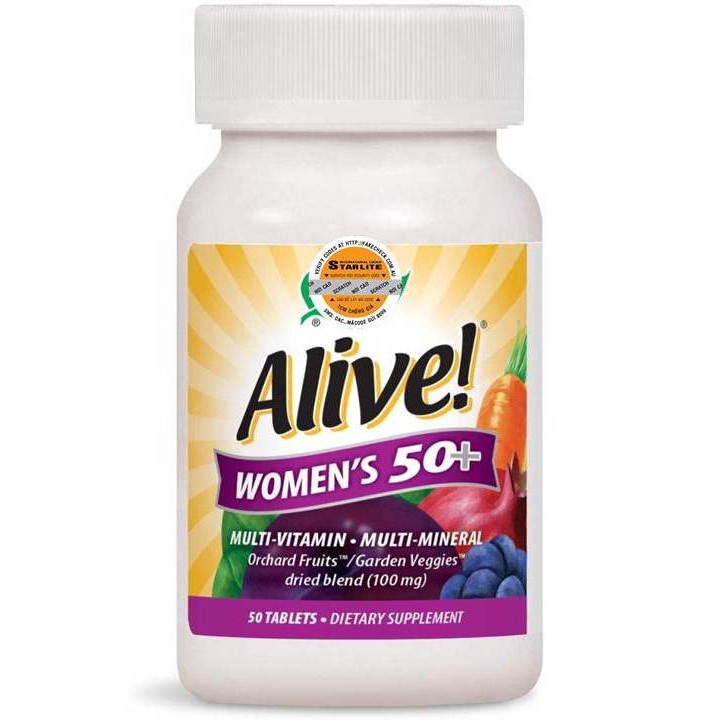 Thực phẩm bổ sung vitamin tổng hợp Nature's Way Alive Women 50+, 50 viên | Thế Giới Skin Care