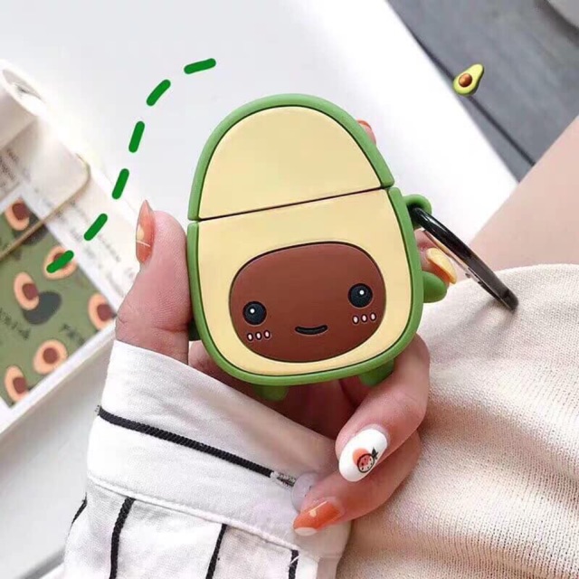 Case Airpod quả bơ - bọc airpod