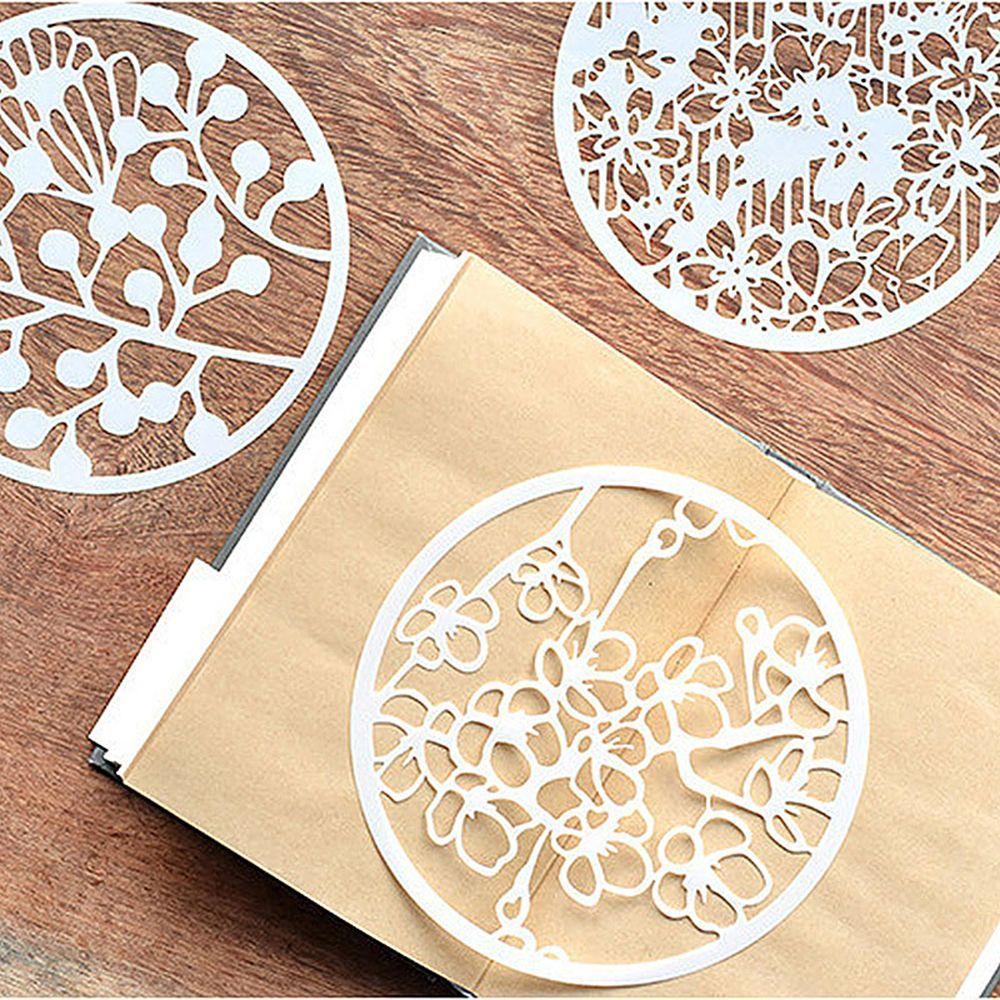 Khuôn Cắt Giấy Kim Loại Khung Tròn Họa Tiết Độc Đáo