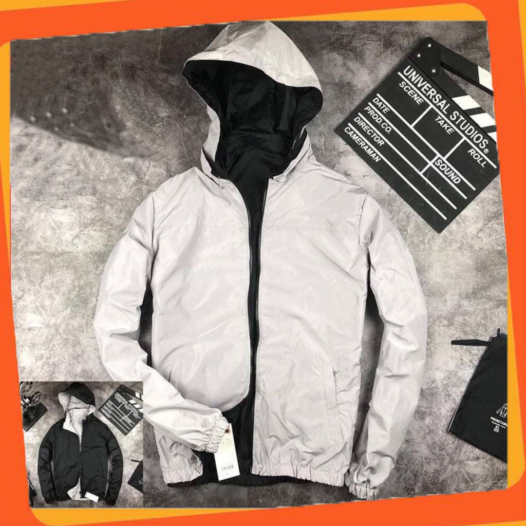 [Freeship - Hàng Auth] Áo Gió 2 Mặt l Áo Khoác Dù dành cho cả Nam và Nữ_45-80kg | BigBuy360 - bigbuy360.vn