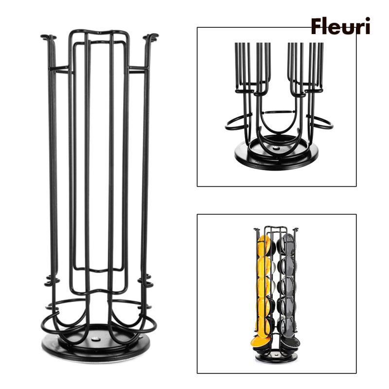 Khay đựng cà phê viên nén 24 ngăn giá đỡ xoay được