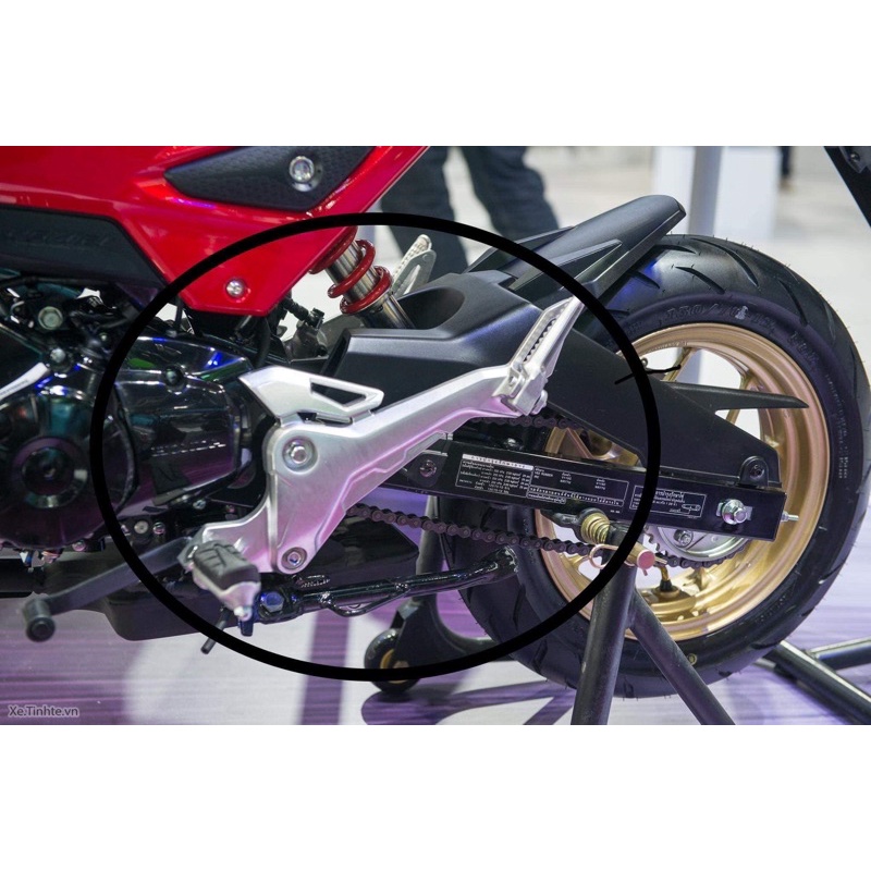 Gác chân nhôm zin honda msx sf 125 monkey 125
