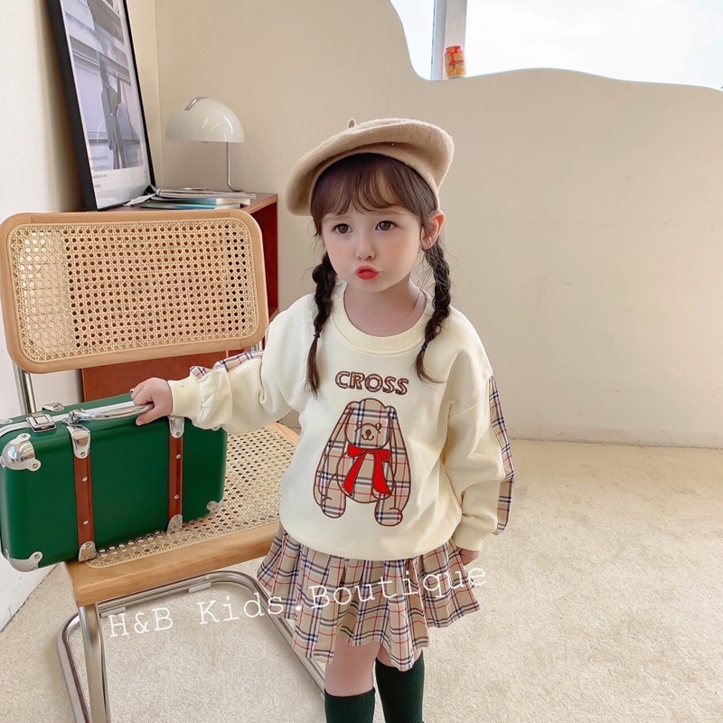 Xả Set váy Cross cho bé gái