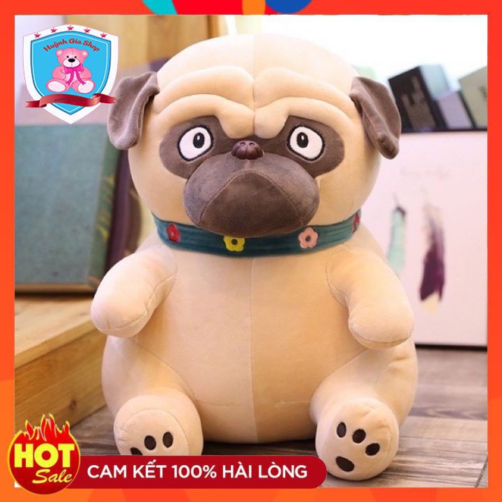 Gấu Bông Chó bull 55cm hàng loại 1 mịn đẹp 100% bông gòn bên trong không pha lẫn tạp chất.