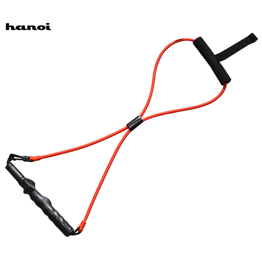 HAN_ Red/Black Golf Swing Tension Band Reusable Golf Strength Trainer Comfortable to Hold for Golf Training