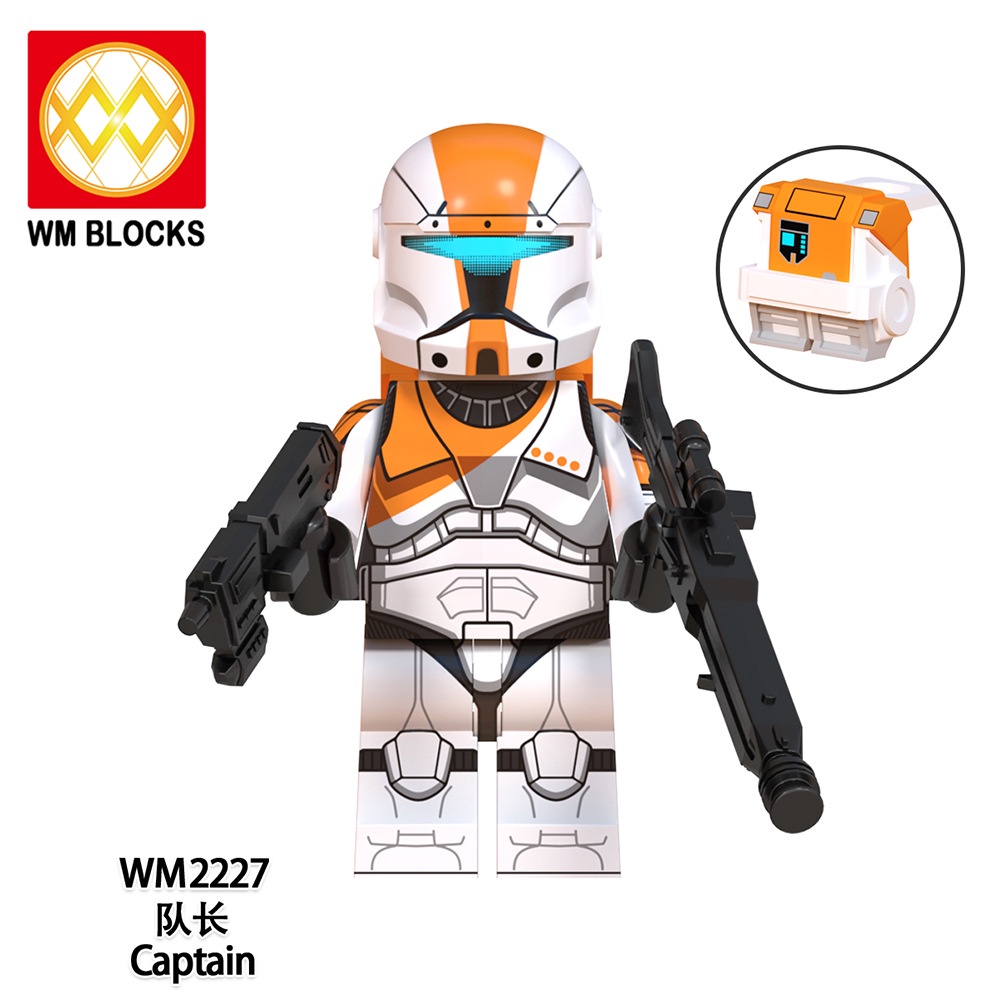 Minifigures Nhân Vật Trong Phim Cuộc Chiến Giữa Các Vì Sao Star Wars WM6124 Fixer Voca Sev Omega - Đồ Chơi Lắp Ráp Mini