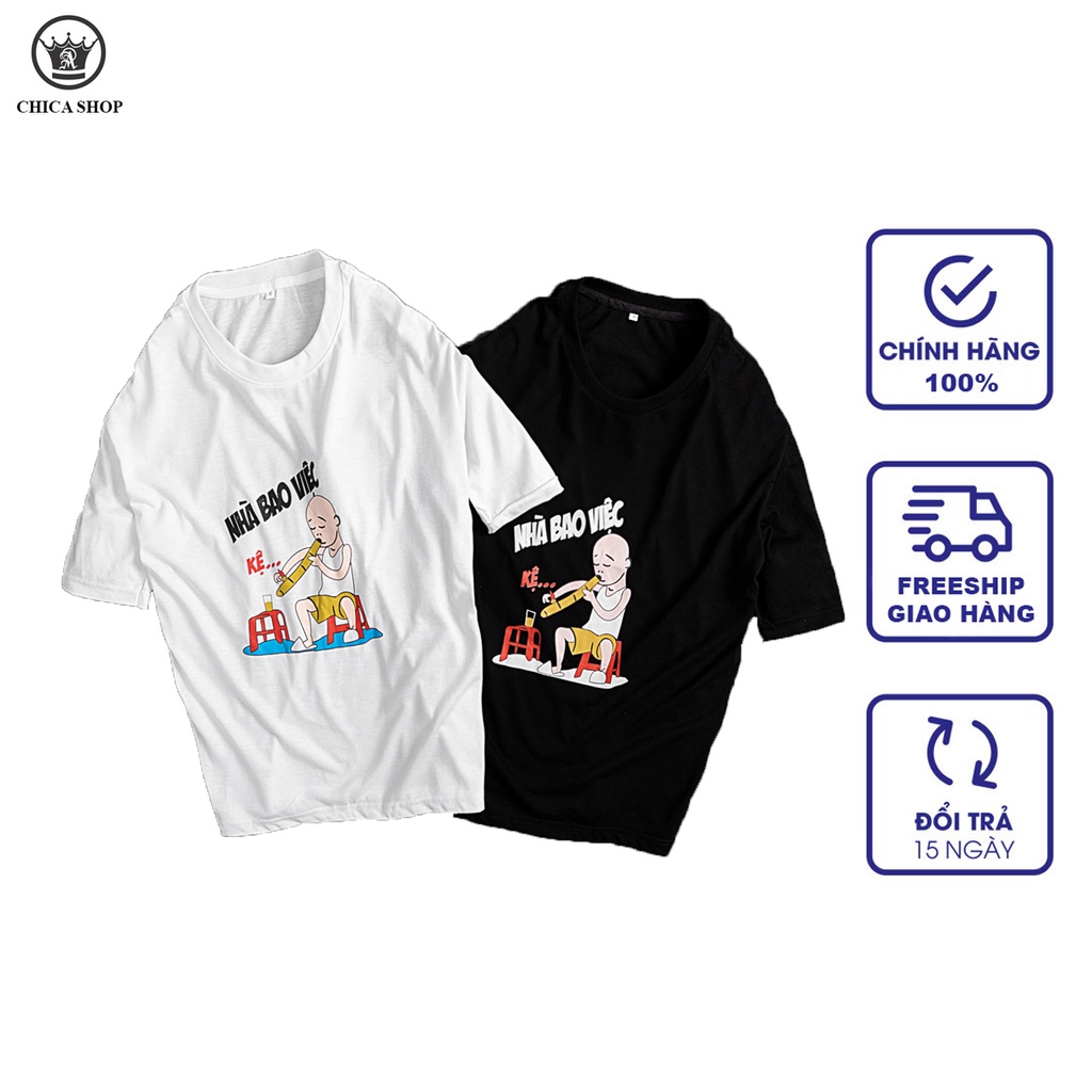 Áo Thun Nam Nữ Cá Tính Phong Cách Hàn Quốc - 100% Cotton - Thấm hút Mồ Hôi