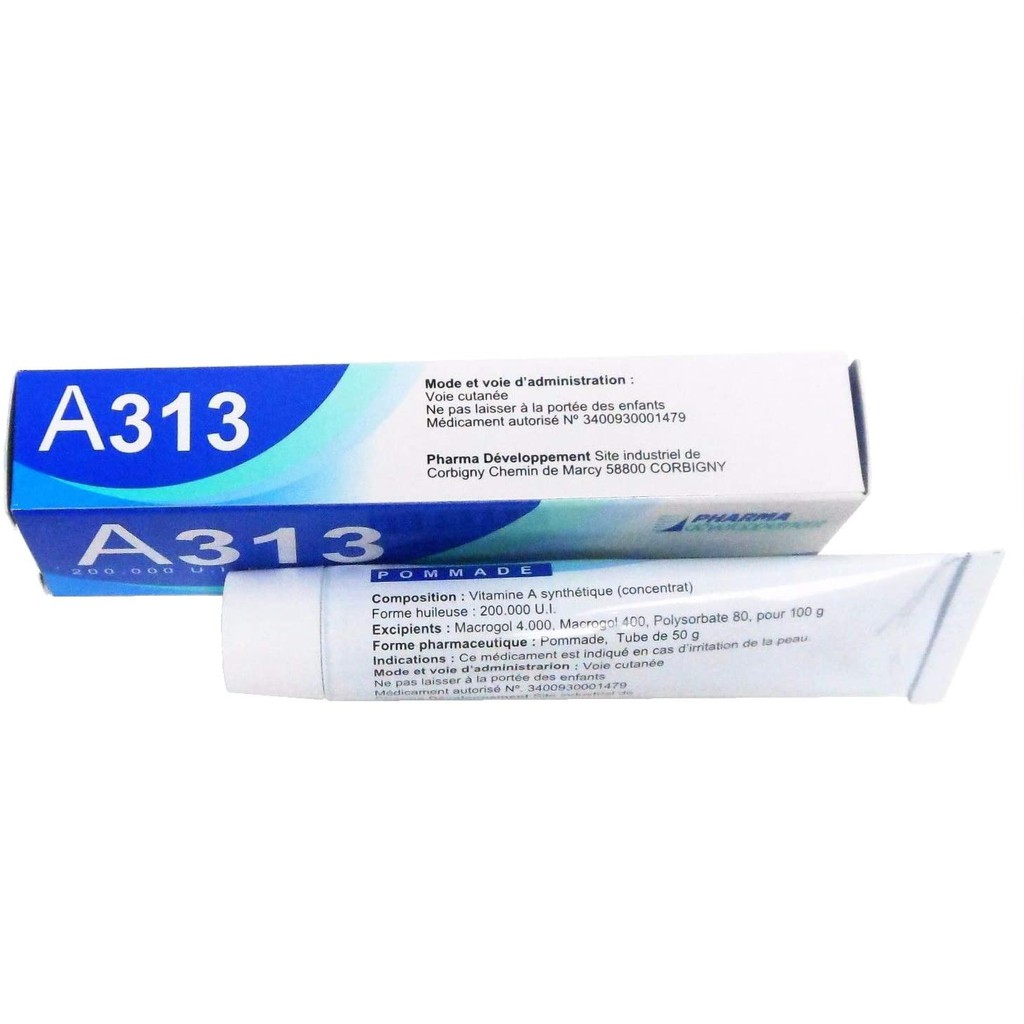 A313 Retinol nội địa Pháp - Kem A313 Pommade Retinol Cream Ngừa Mụn, Chống Lão Hóa, Giảm Nếp Nhăn 50g