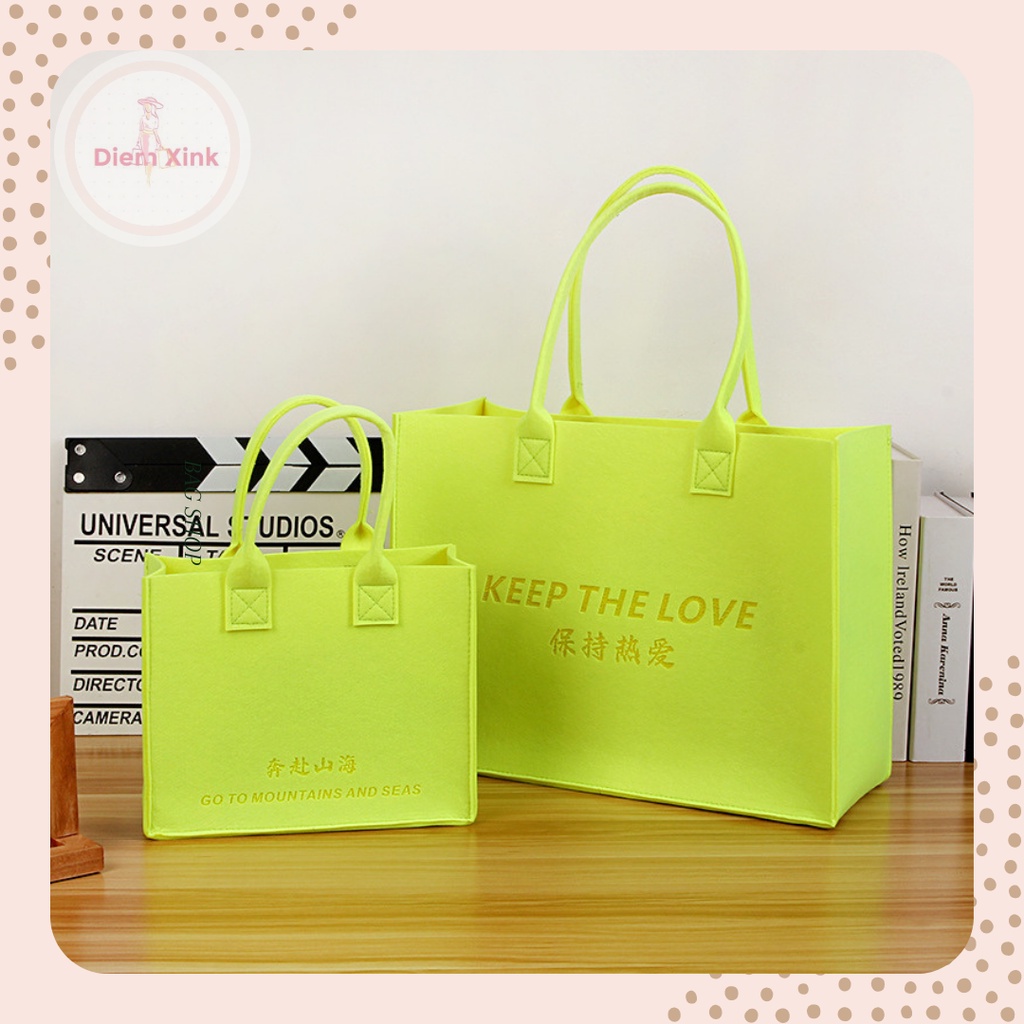 Túi đeo vai, Túi keep the love màu hồng  siêu hot Hàng có sẵn- Diem Store- Tsx078-7-10- T1