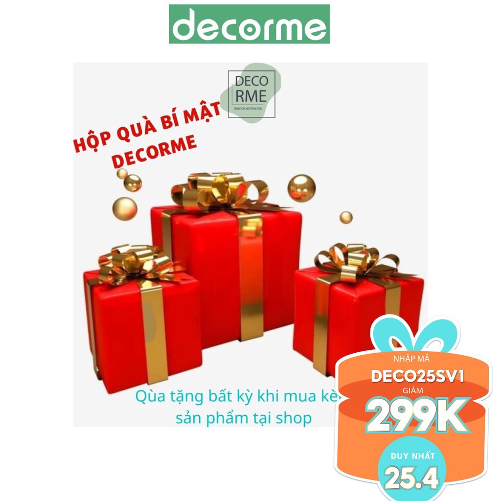 DecorMe chuyên cung cấp sổ còng, giấy refill - Link gộp 3