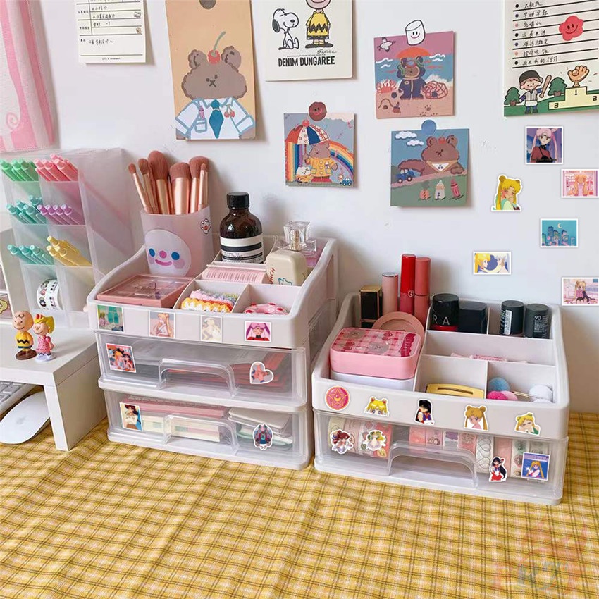 56 Cái / Bộ ☆ Hình Dán Thủy Thủ Mặt Trăng ☆ Sticker Dán Tường Chống Thấm Nước Thời Trang