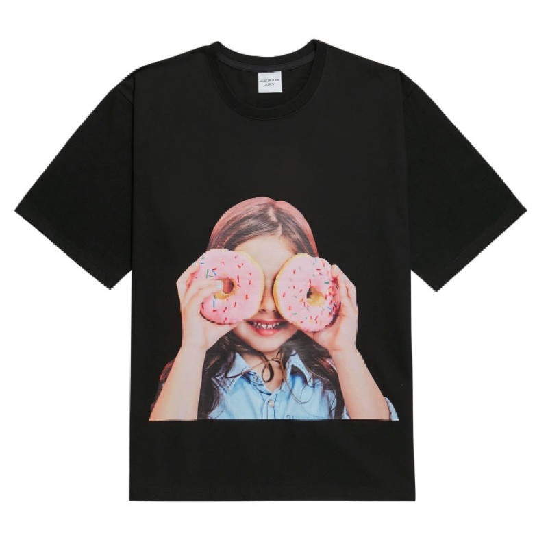 áo thun unisex 𝔸𝔻𝕃𝕍 em bé bánh donut M53