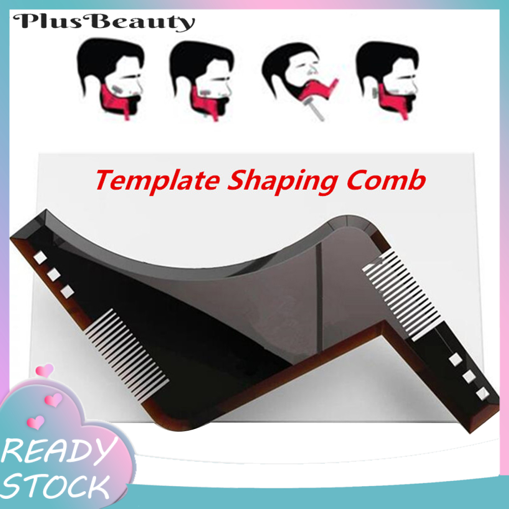 (Hàng Mới Về) Lược Hai Mặt Hỗ Trợ Tạo Kiểu Râu Cho Nam Giới | BigBuy360 - bigbuy360.vn