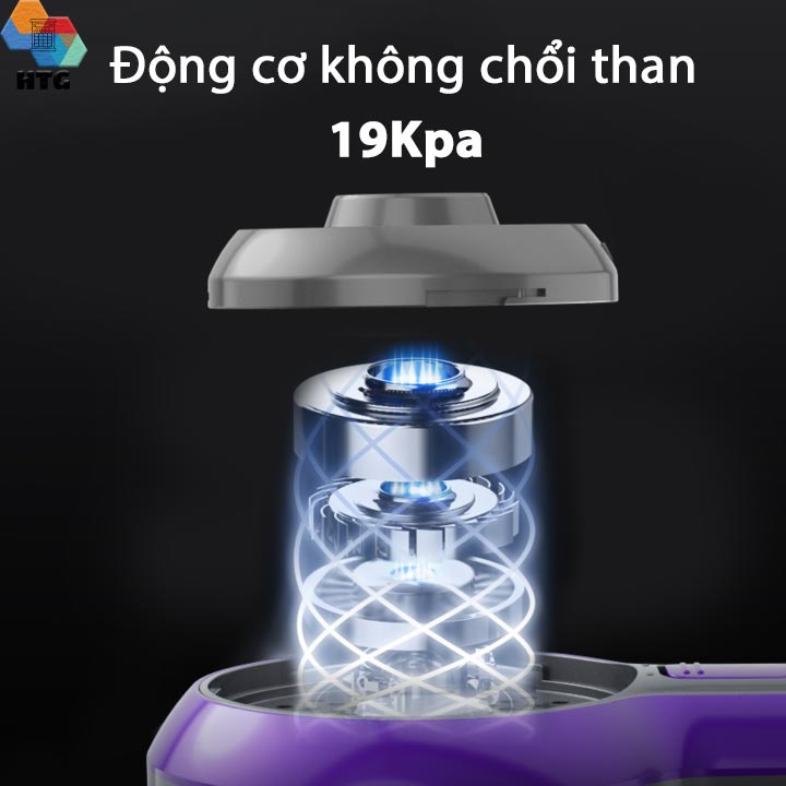 Máy hút bụi Airbot iRoom 2.0 phiên bản nâng cấp 19Kpa, động cơ không chổi than, hút giường nệm cùng ống hút xe hơi