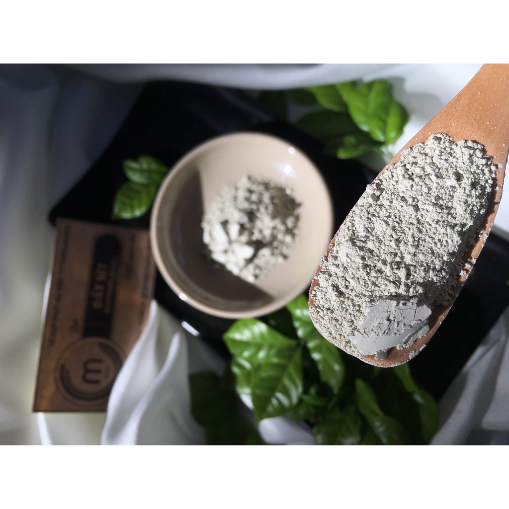 Bột Đất Sét Bentonite Pháp thiên nhiên đắp mặt nạ nguyên chất 100ml (80g)