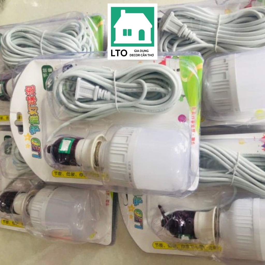 Đuôi đèn có công tắc kèm bóng đèn , dây 3M Giá Rẻ