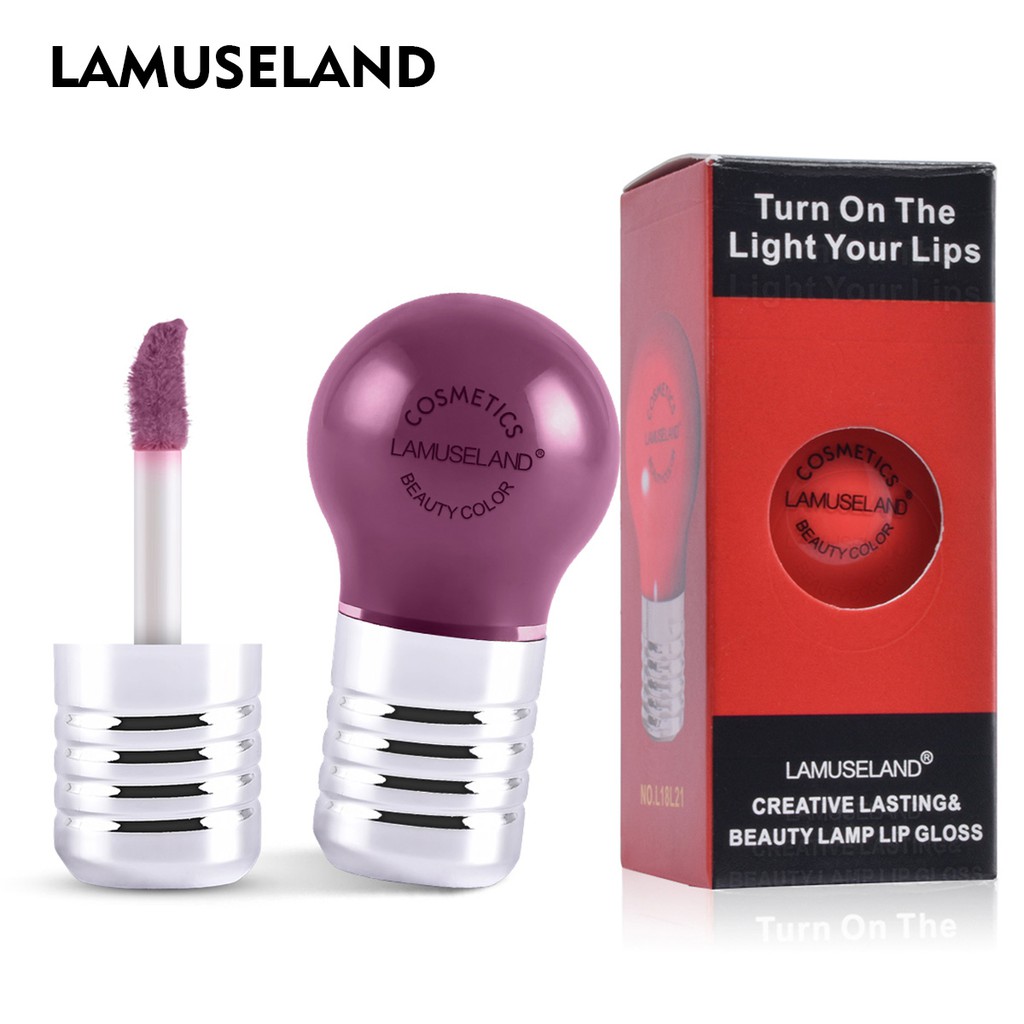 Thỏi son kem LAMUSELAND lâu trôi 12 màu sắc tùy chọn 9g