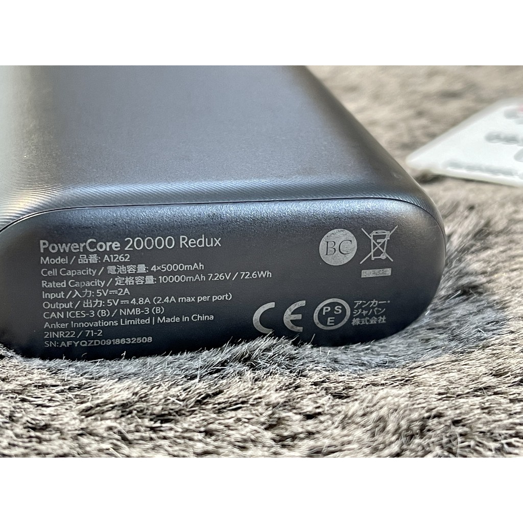 Pin dự phòng Anker PowerCore 20000 Redux A1262