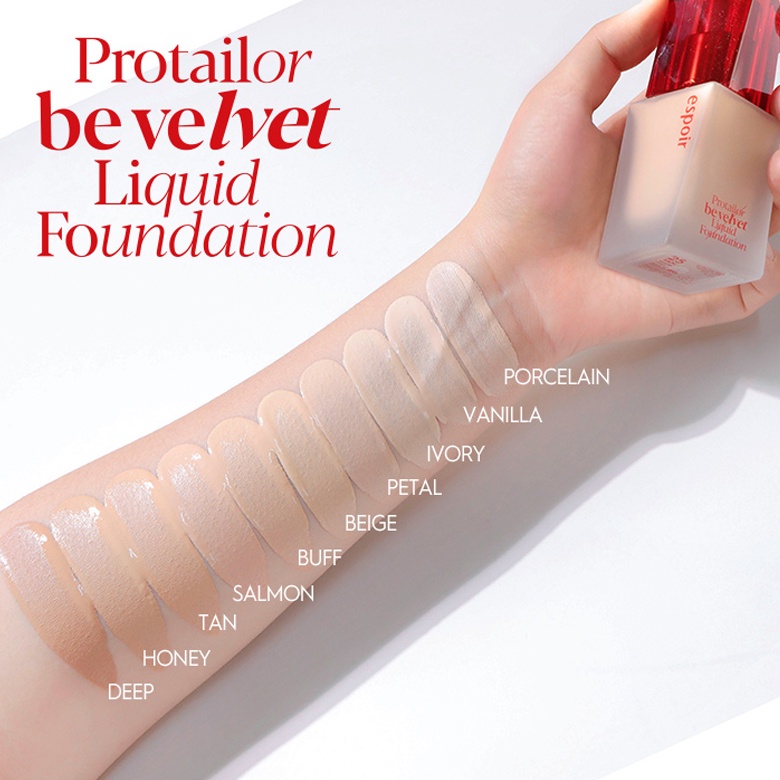 Kem Nền Siêu Che Phủ Espoir Pro Tailor Foundation Be Velvet SPF22 PA++ 30gr