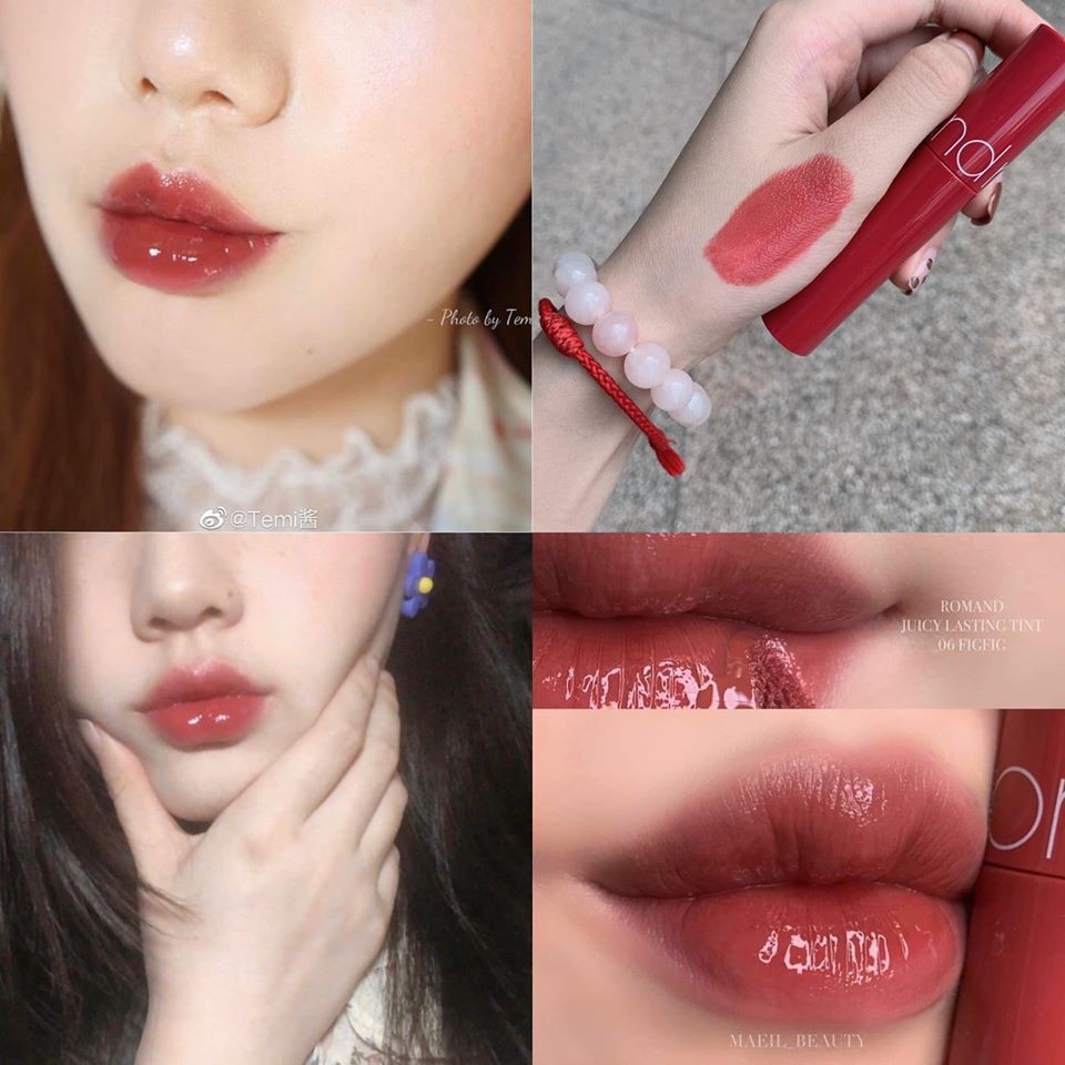 [ Màu 06 FIGFIG ] Son Tint Lì Romand Juicy Lasting Tint | BigBuy360 - bigbuy360.vn