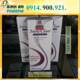 dầu gội trị gàu Snowclear 50ml - tương đương Haicneal