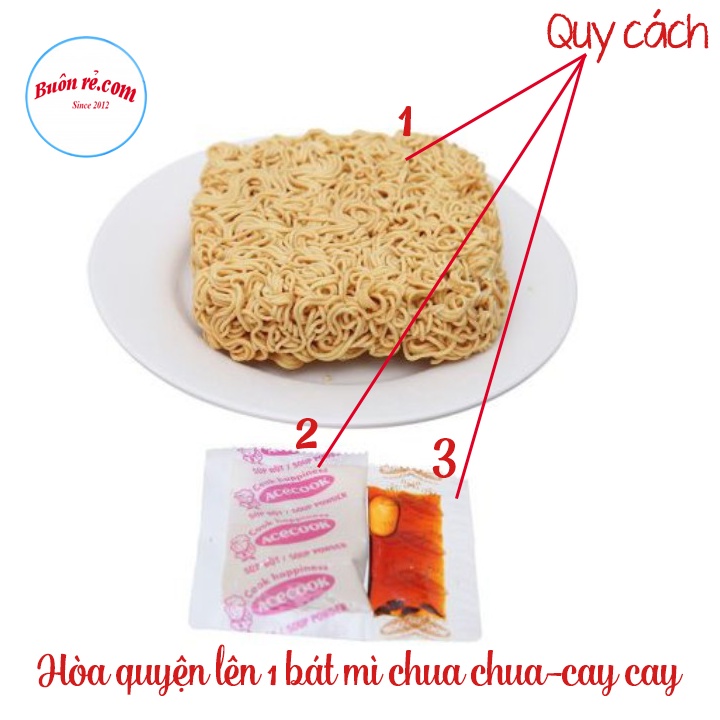 Mì Hảo Hảo tôm chua cay ACECOOK - Mì ăn liền của mọi nhà 01389