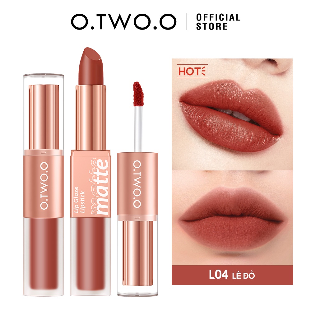 Son Lì 2 In 1 O.TWO.O Chống Nước Lâu Phai 36g