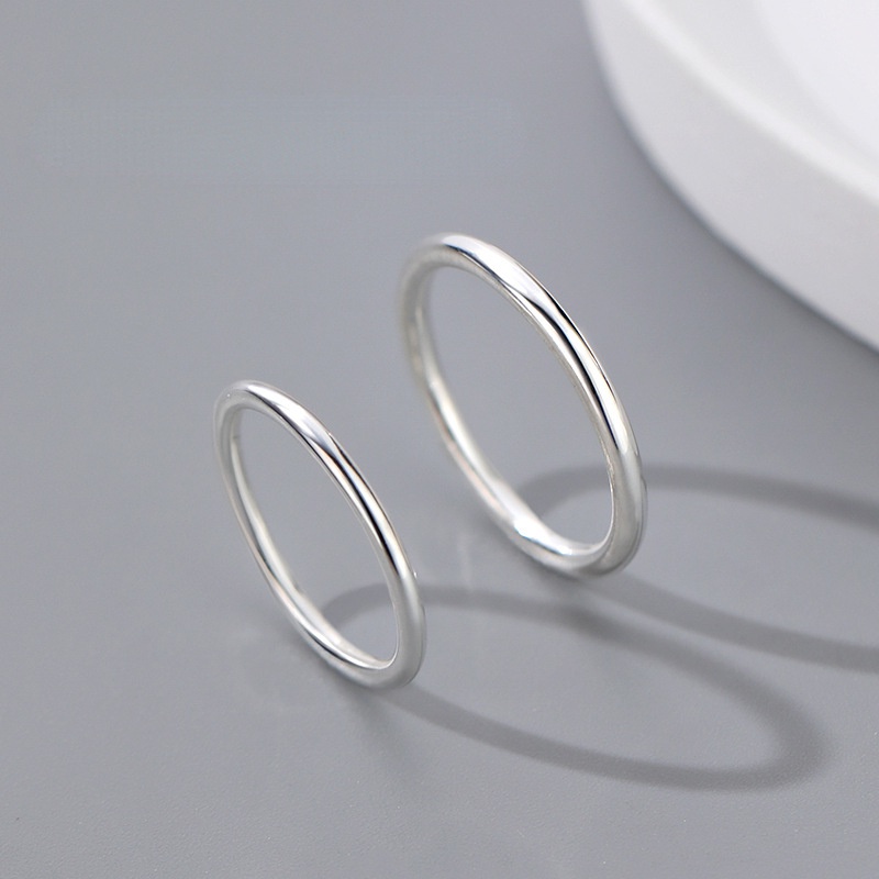 Nhẫn Tròn Lấp Lánh Bằng Đồng Thời Trang Hàn Quốc Cho Nữ
