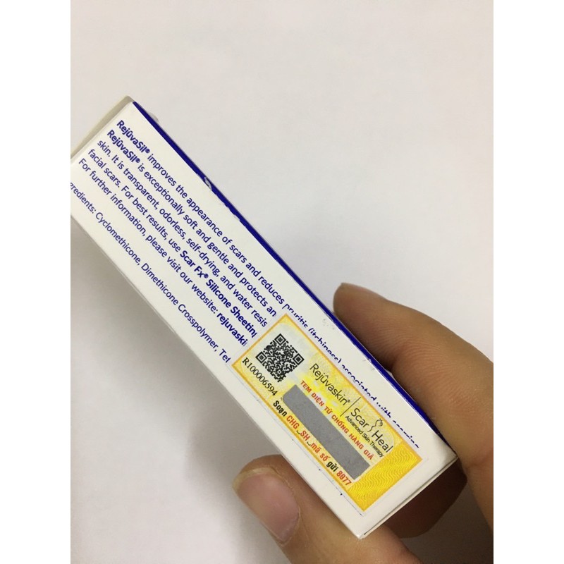 Kem mờ sẹo lồi, sẹo phẫu thuật, sẹo tai nạn, Rejuvsil 10ml từ mỹ