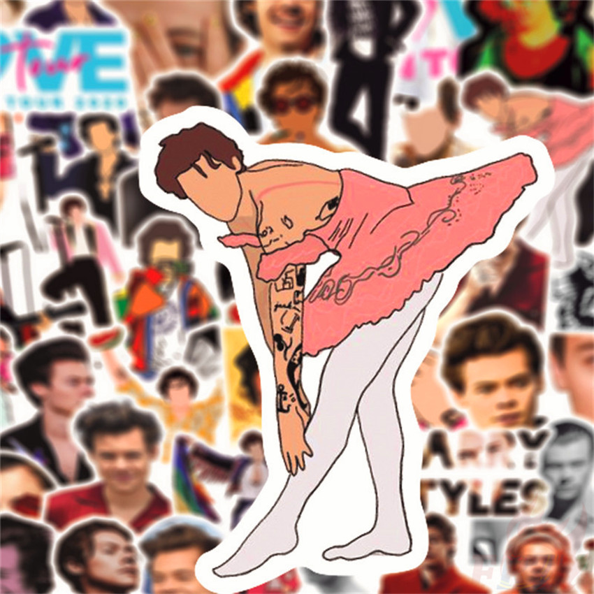 ❉ Harry Edward Styles - Series 04 England Singer Stickers ❉ 50Pcs/Set TPWK DIY Fashion Luggage Laptop Skateboard Decals Doodle Stickers