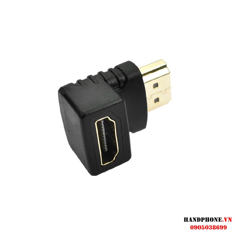 Đầu nối dài cáp HDMI đầu chuyển HDMI vuông góc chữ L (90 độ, 270 độ, góc trái, góc phải) cho máy tính, thiết bị âm thanh