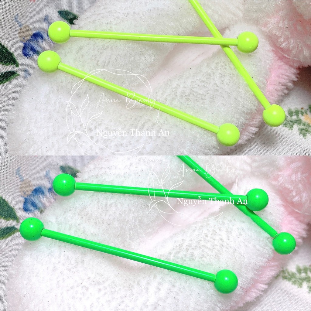 Khuyên industrial neon green bằng thép y tế - XUÂN SHOP