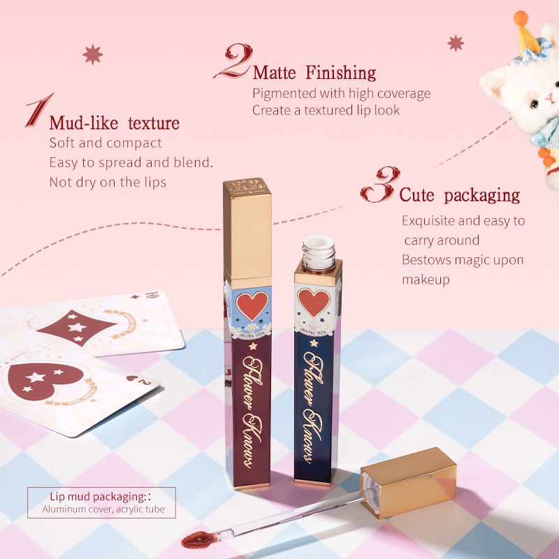 Flower Knows Circus Series Lipstick Matte Lip Mud 12 Colors 3.5g | WebRaoVat - webraovat.net.vn