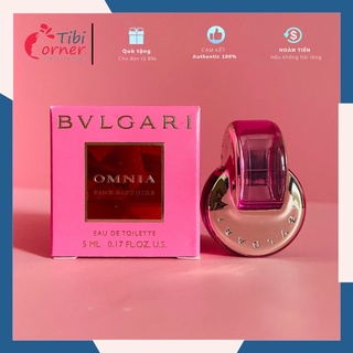 Nước hoa nữ bvl omnia fine sapphire edt 5ml chính hãng