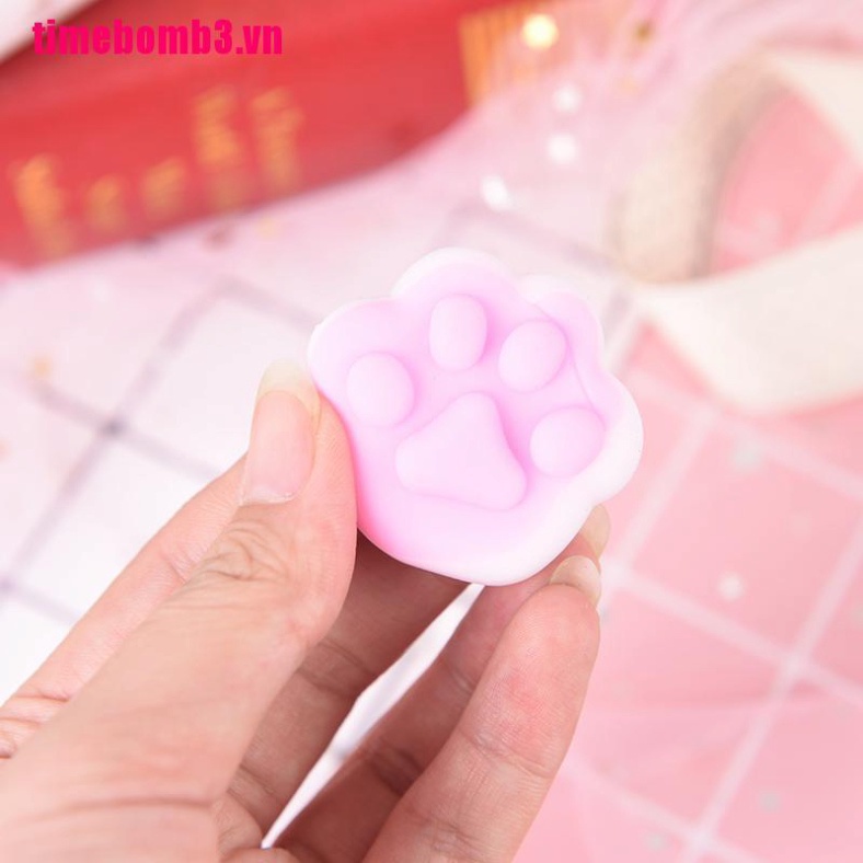 1 Đồ Chơi Squishy Hình Chân Mèo Giúp Giảm Căng Thẳng