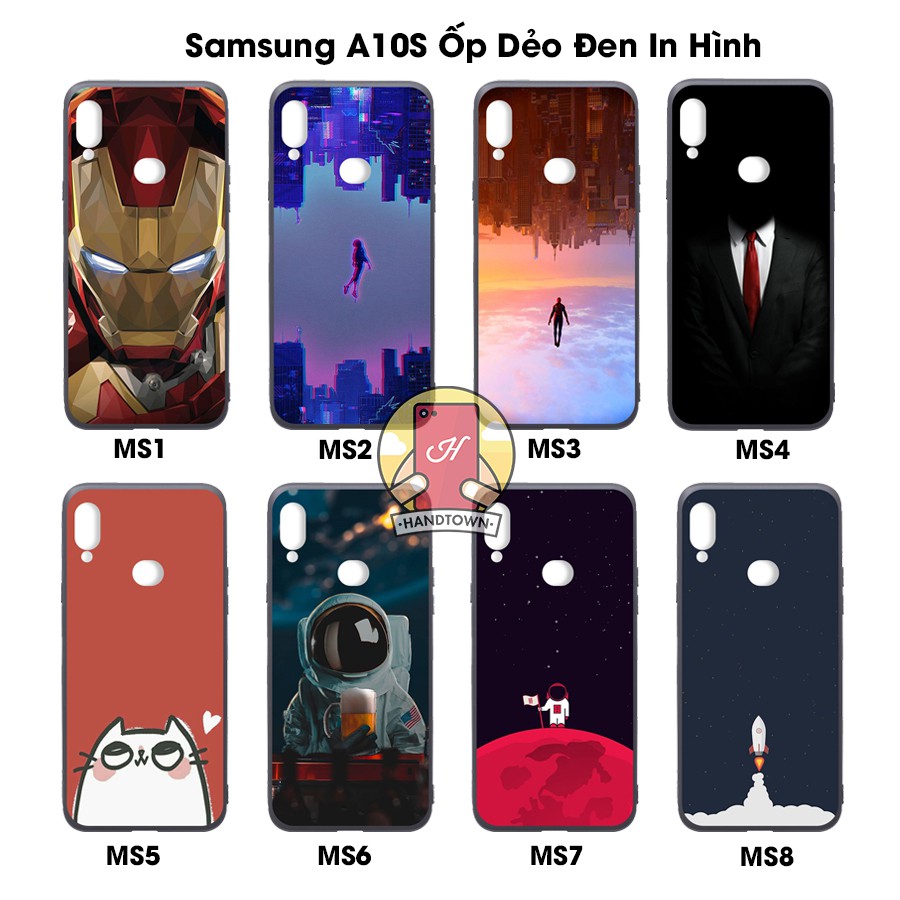 Ốp lưng Samsung Galaxy A10s dẻo đen in hình