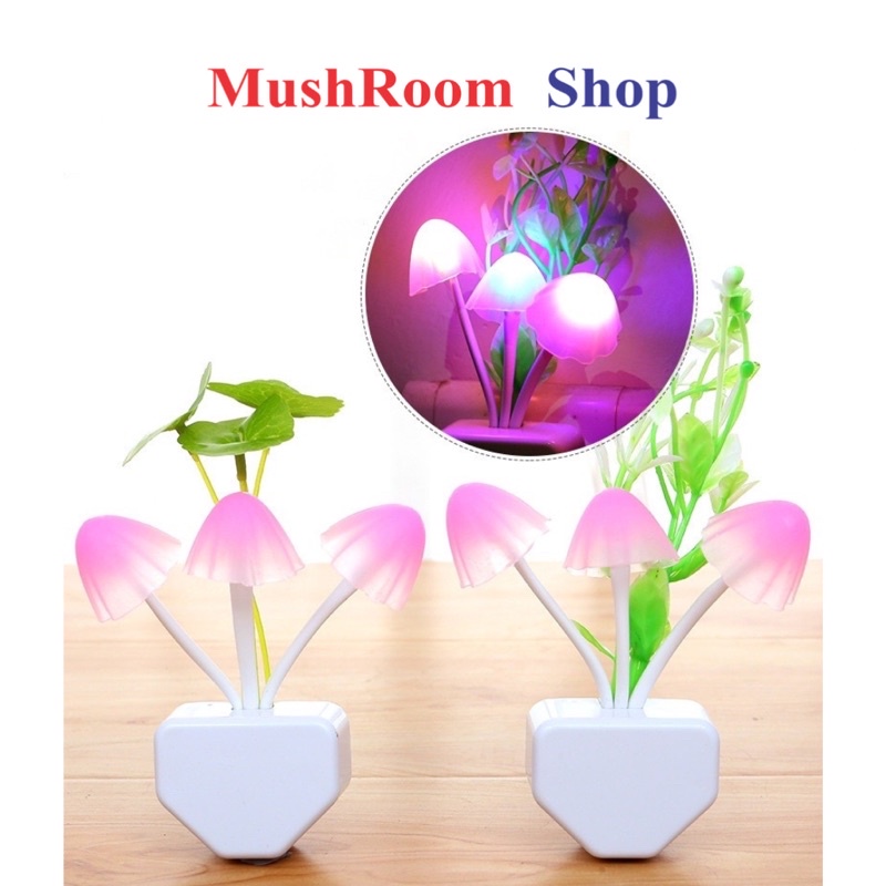 Đèn Ngủ Hình Nấm Dễ Thương