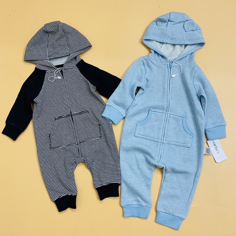 [Sleepsuit] Body liền chân có mũ hãng xuất dư size từ 3-24m