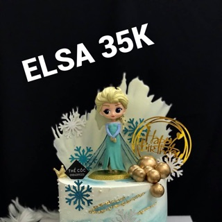 Phụ kiện sinh nhật - Elsa trang trí bánh kem