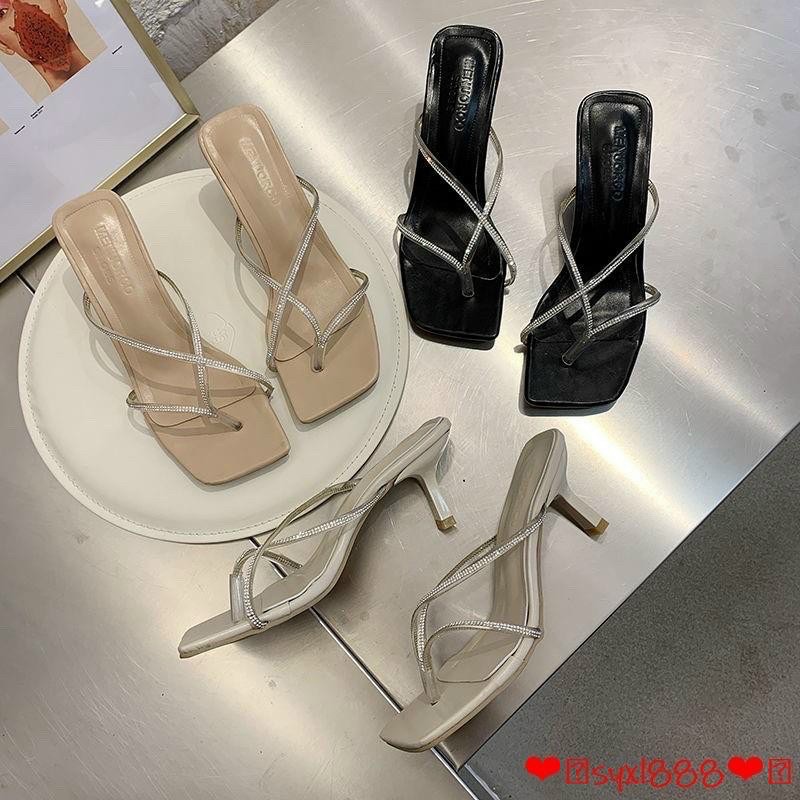 guốc xỏ ngón đính đá ( B25)