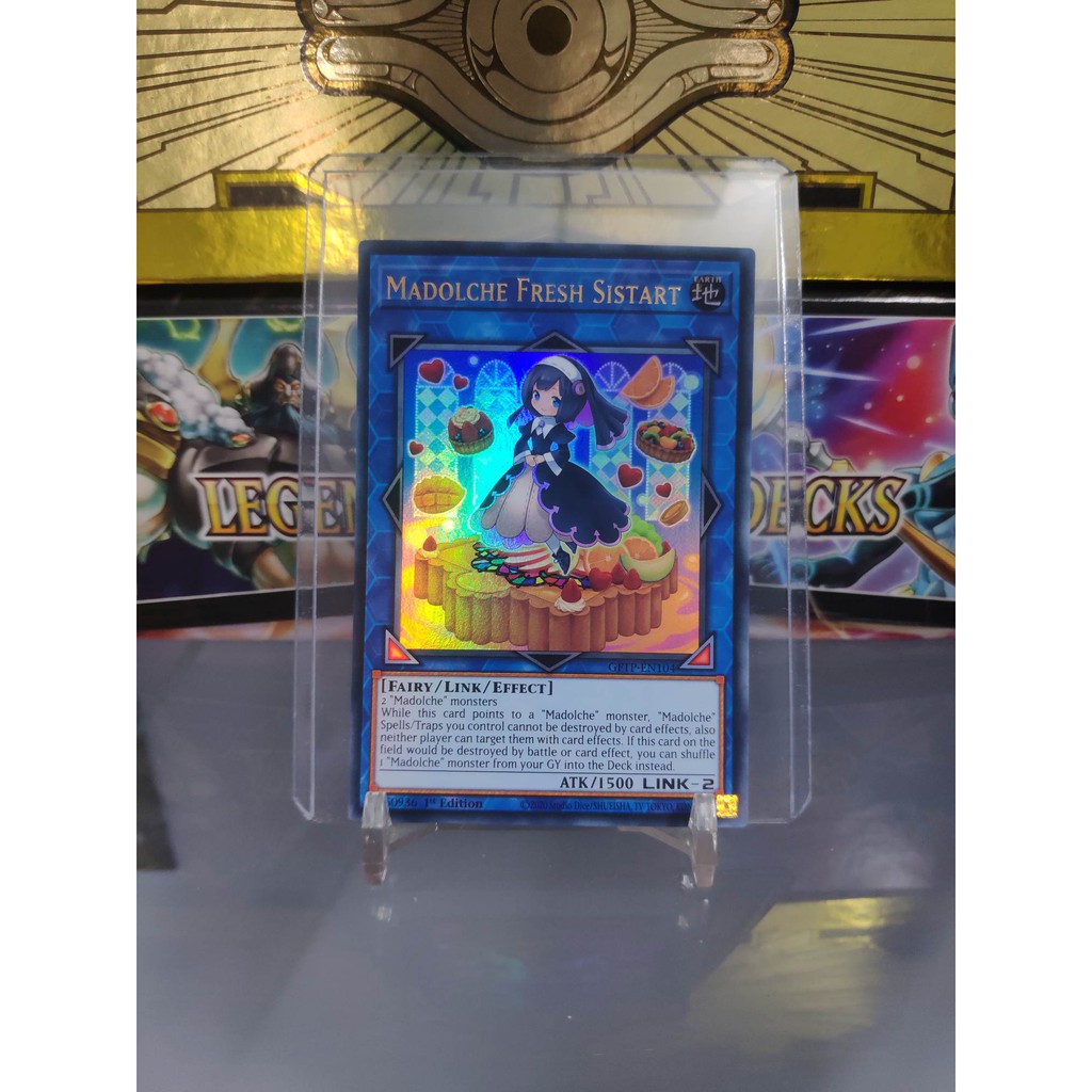 [ Dưa Hấu Yugioh ] Lá bài thẻ bài Madolche Fresh Sistart - Ultra Rare - Tặng bọc bài nhựa bảo quản
