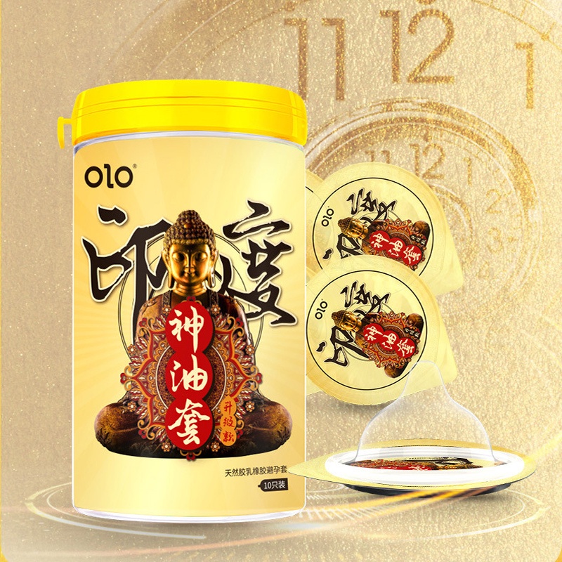 Bao Cao Su Gai OLO Indian God Oil Siêu Mỏng 0.01mm – Hộp 10 chiếc