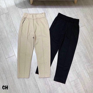[Hot] Quần baggy dạ gân
