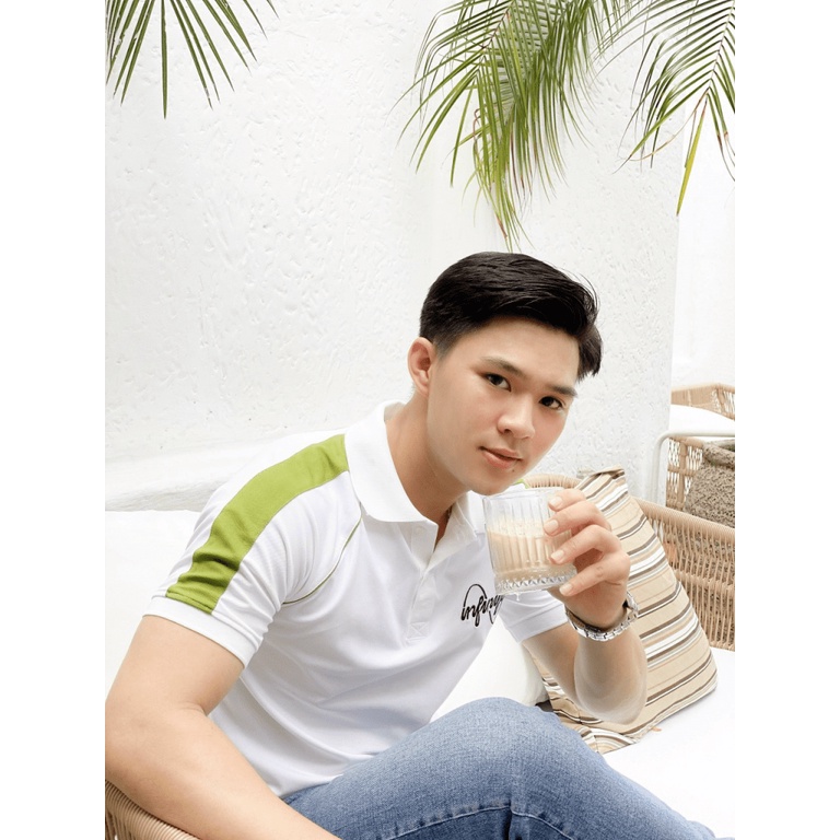 Áo Thun Nam Polo Cổ Bẻ Chất Cotton Mềm Co Giãn Tốt Đủ Size Phối Vai Mặc Đẹp Lịch Lãm NEW UNISEX