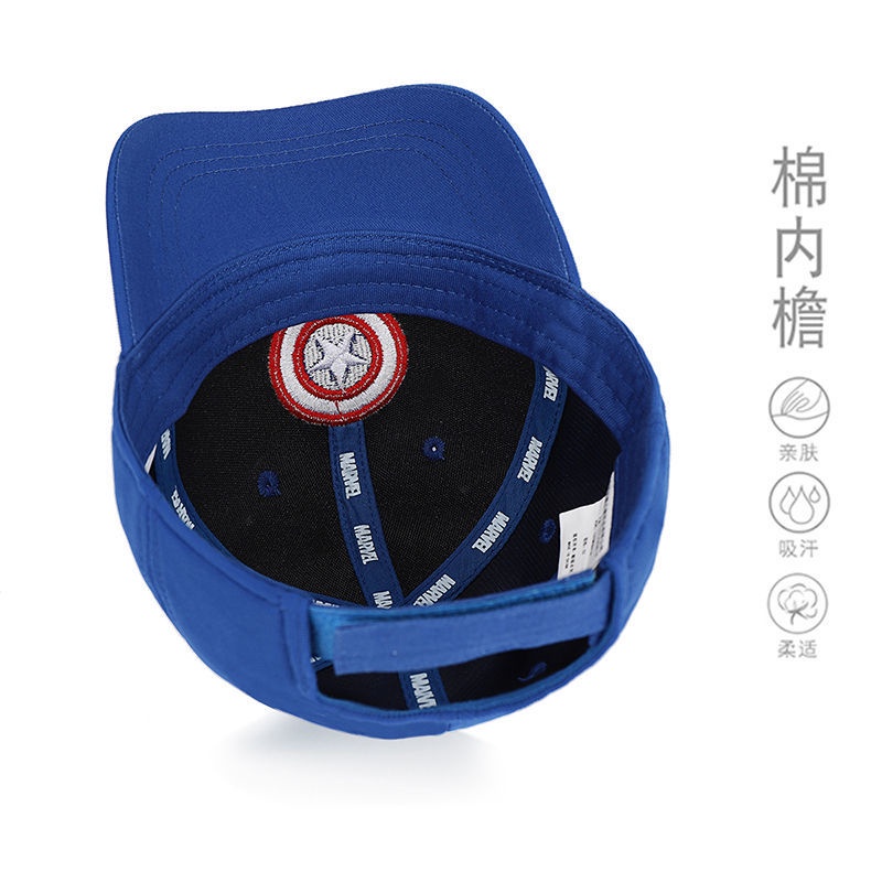 ♛Mũ Lưỡi Trai Vải Cotton In Hình Người Nhện Marvel Thời Trang Xuân Thu Cho Bé Trai