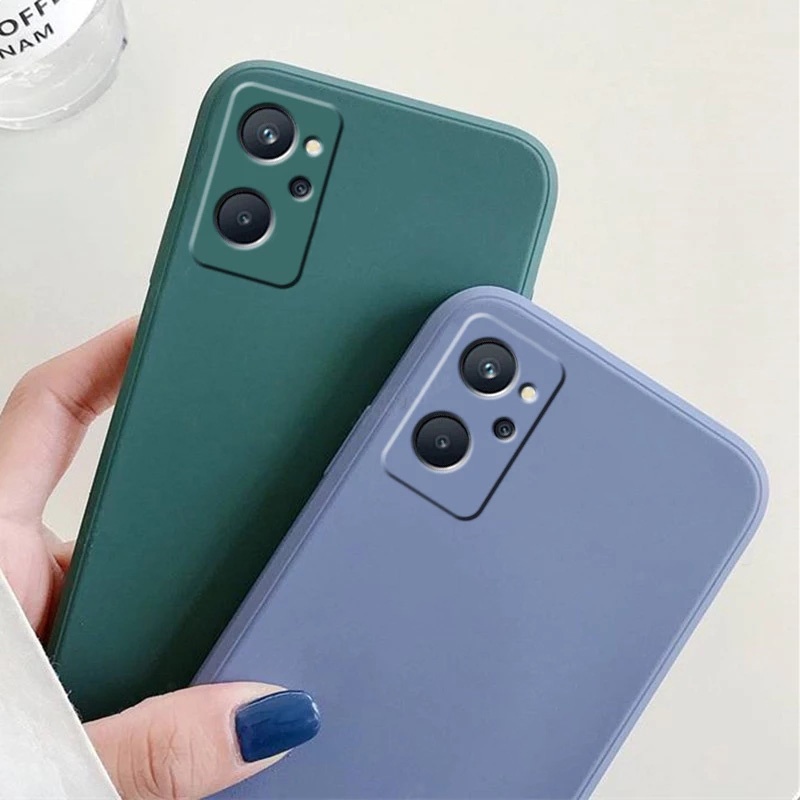 Ốp điện thoại silicon chống sốc cao cấp dành cho Realme 9i 8 7 6 6i 5i 5 Pro