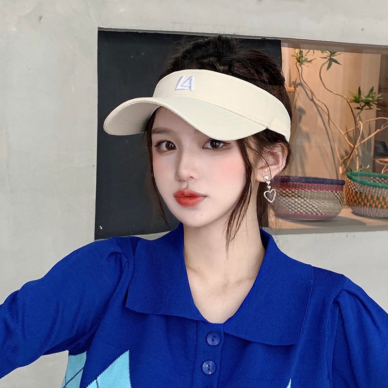 Mũ lưỡi trai hở chóp chống nắng thời trang xuân hè phong cách mới cho nữ