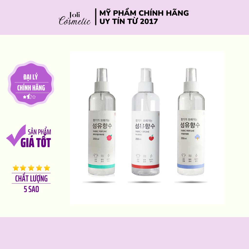 Xịt thơm quần áo quốc dân Hàn Quốc Fabric Perfume